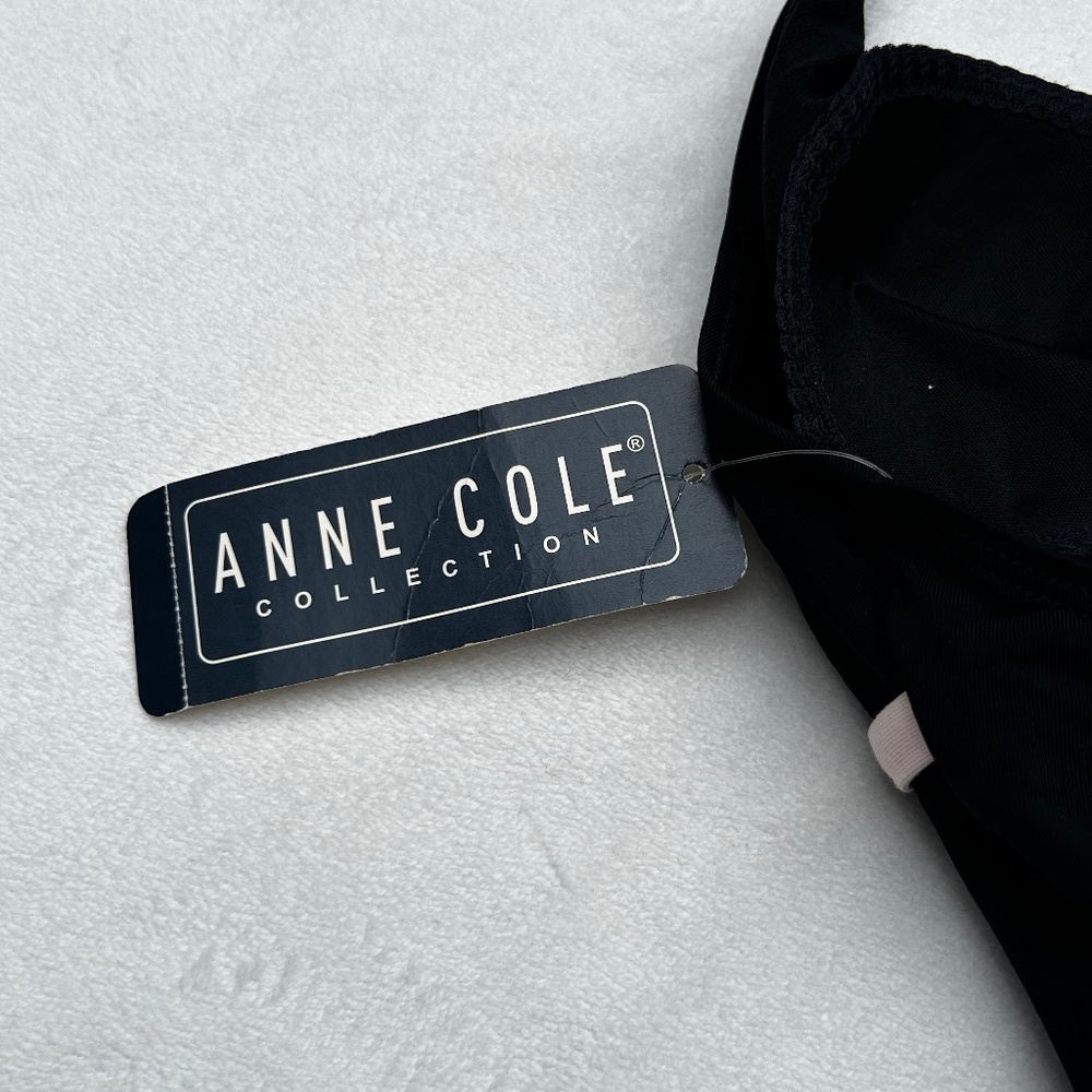 NWT Anne Cole black halter swim suit 8 - Picture 10 of 13